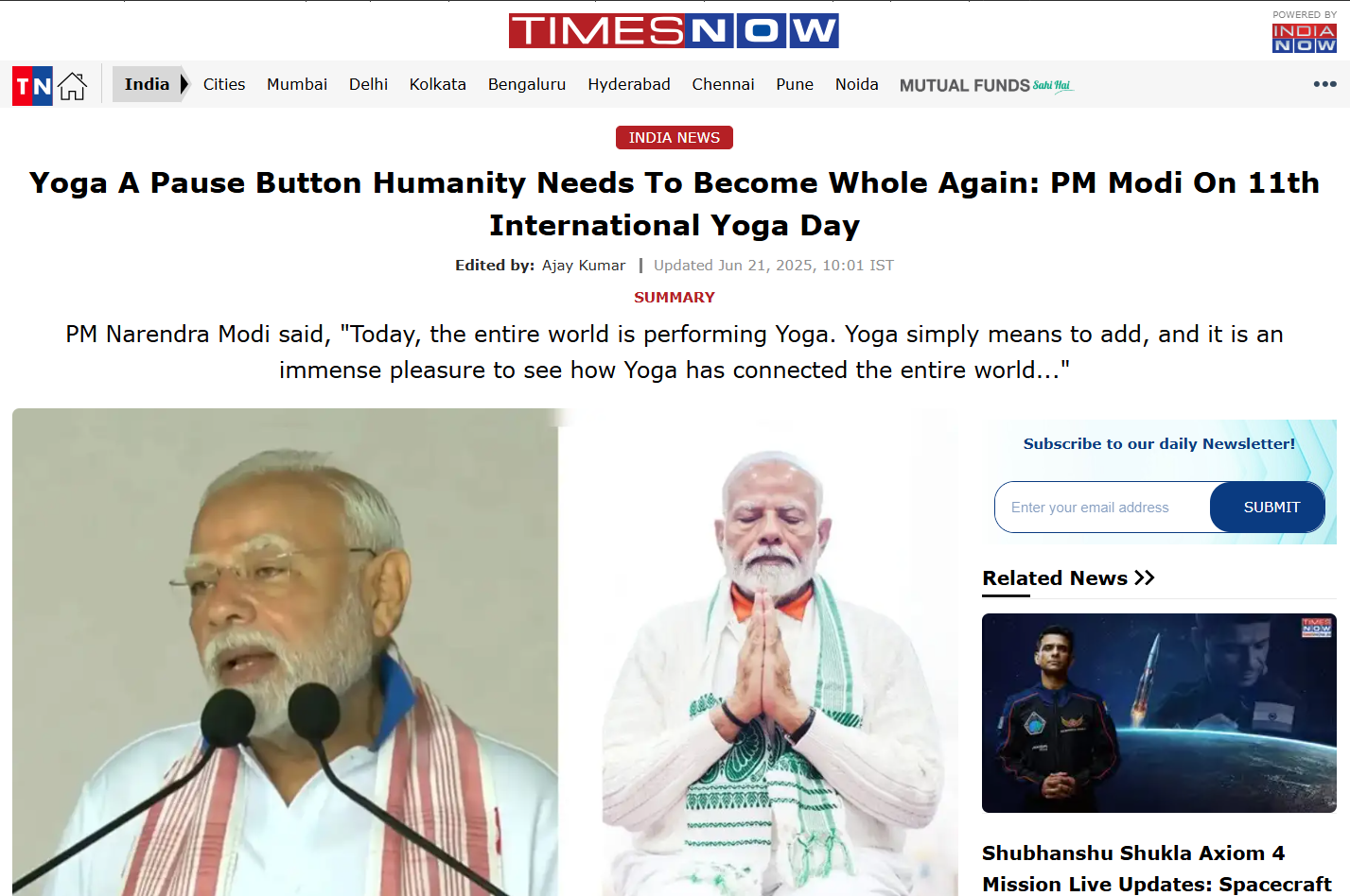 News Screenshot